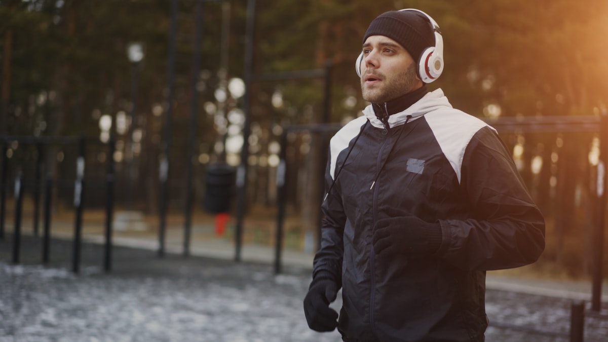 Man exercising to improve circulation and erectile function